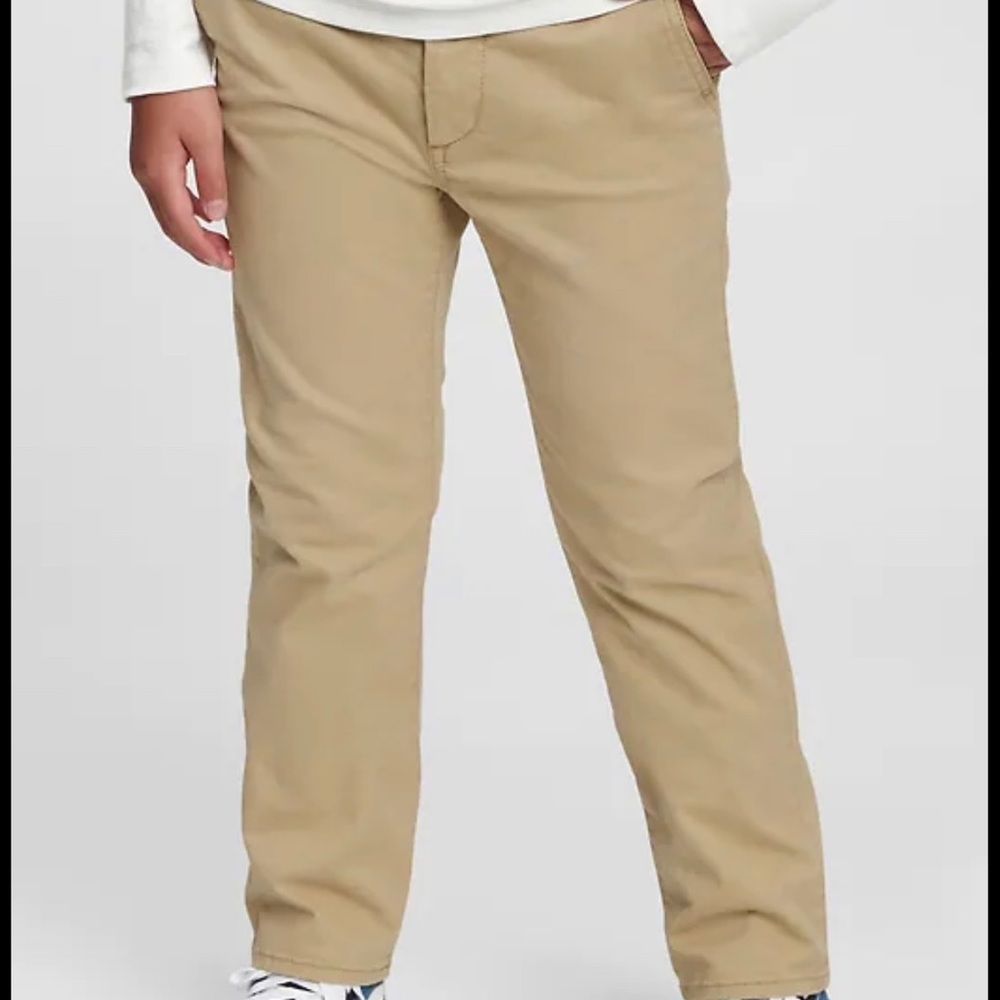 NWT GAP Kids Uniform Lived-In Khakis with Washwell